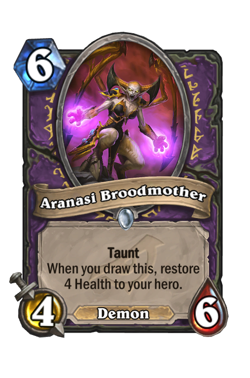 Aranasi Broodmother Hearthstone kártya