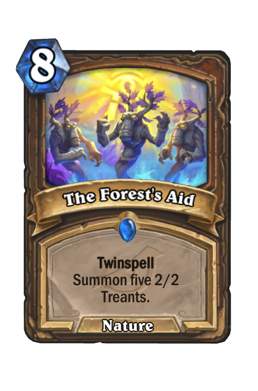 The Forest's Aid Hearthstone kártya