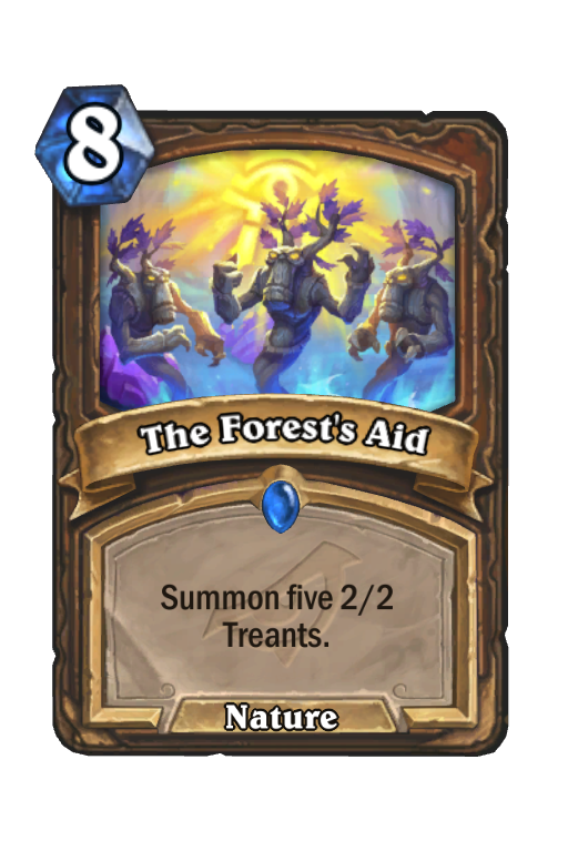 The Forest's Aid Hearthstone kártya