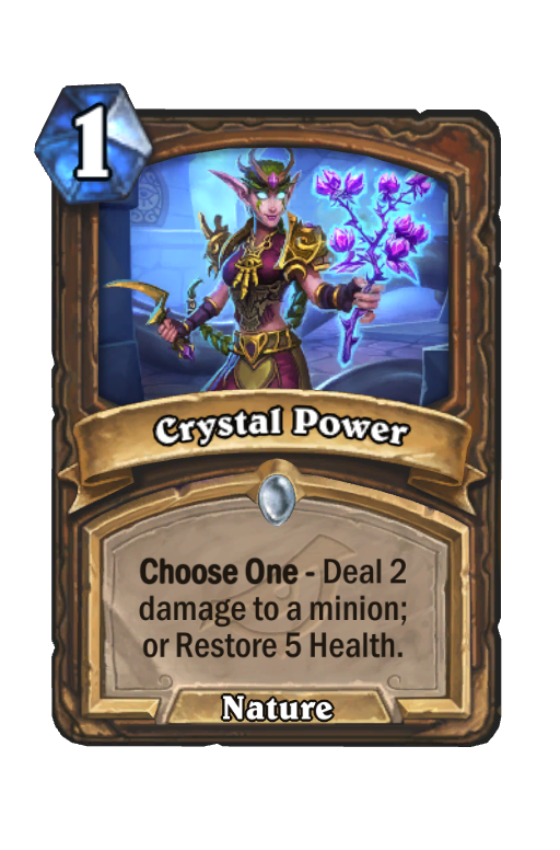 Crystal Power Hearthstone kártya