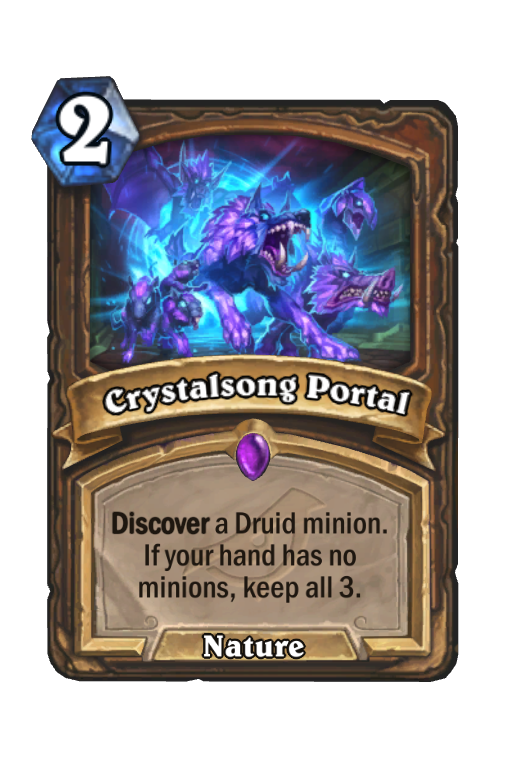 Crystalsong Portal Hearthstone kártya