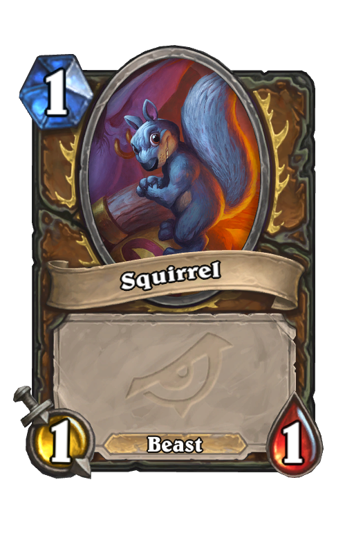 Squirrel Hearthstone kártya