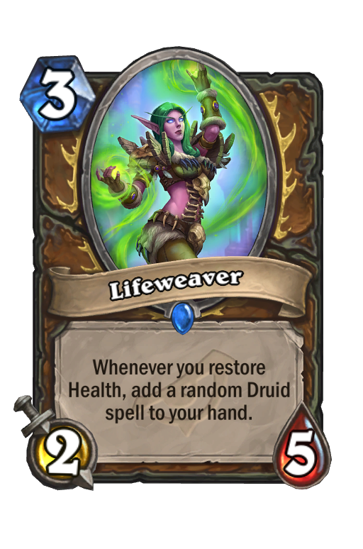 Lifeweaver Hearthstone kártya