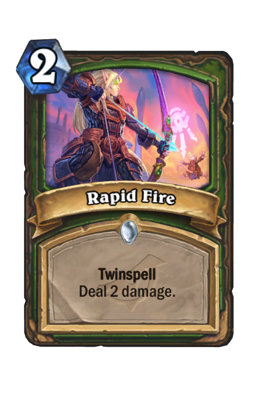 Rapid Fire Hearthstone kártya