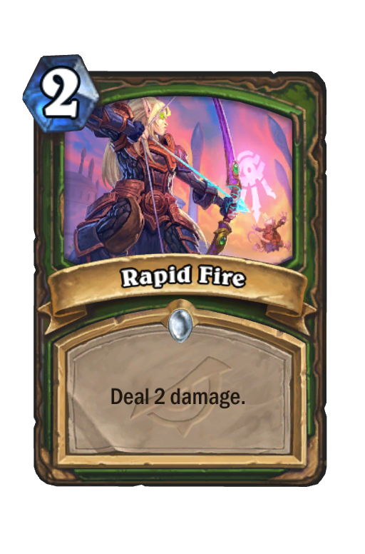 Rapid Fire Hearthstone kártya