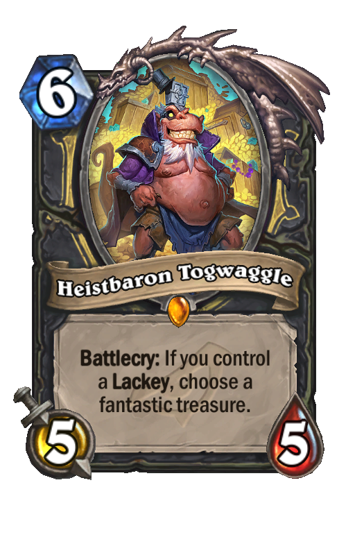 Heistbaron Togwaggle Hearthstone kártya