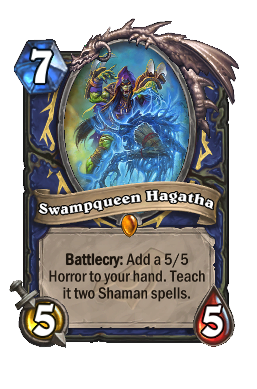 Swampqueen Hagatha Hearthstone kártya