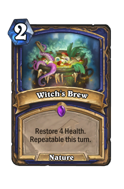 Witch's Brew Hearthstone kártya