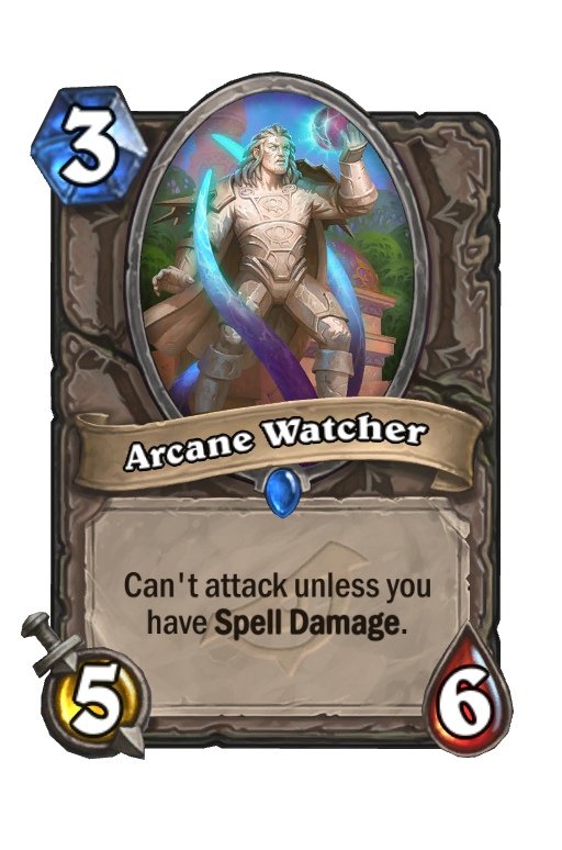 Arcane Watcher Hearthstone kártya