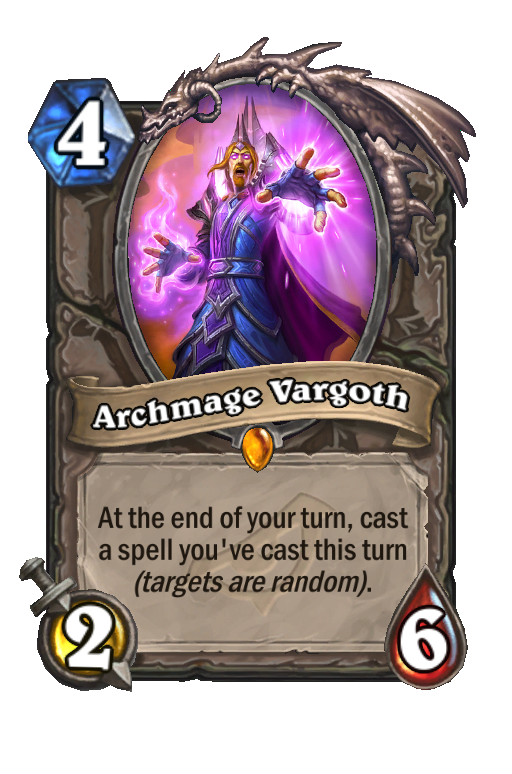 Archmage Vargoth Hearthstone kártya