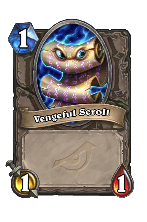 Vengeful Scroll Hearthstone kártya