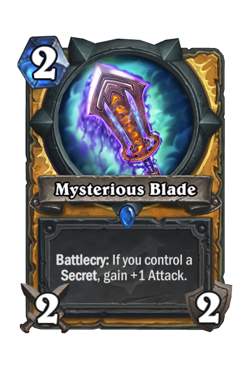 Mysterious Blade Hearthstone kártya