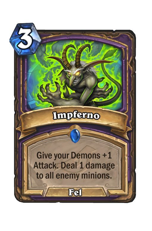 Impferno Hearthstone kártya