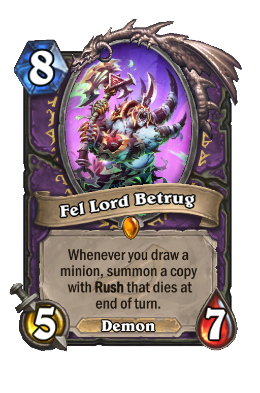 Fel Lord Betrug Hearthstone kártya