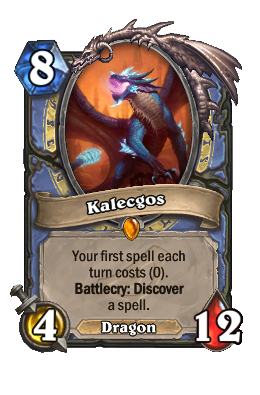 Kalecgos Hearthstone kártya