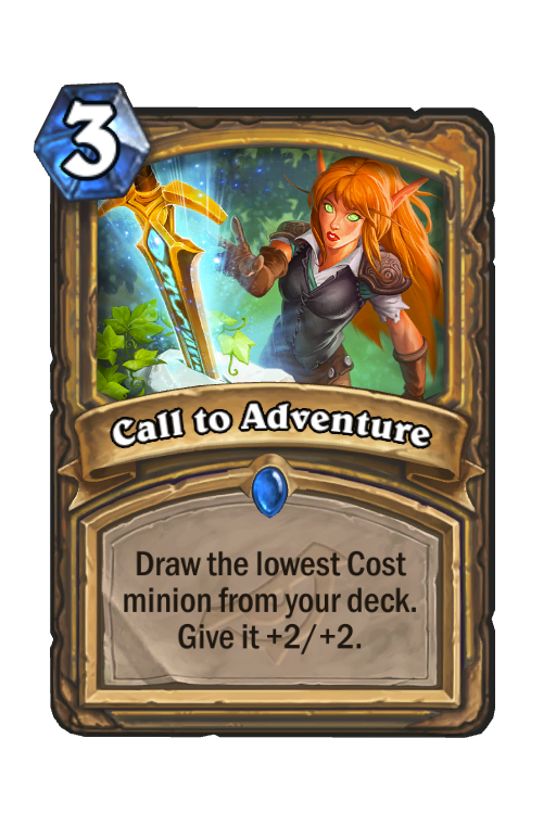 Call to Adventure Hearthstone kártya