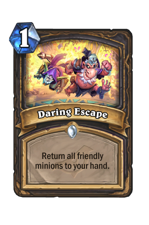 Daring Escape Hearthstone kártya