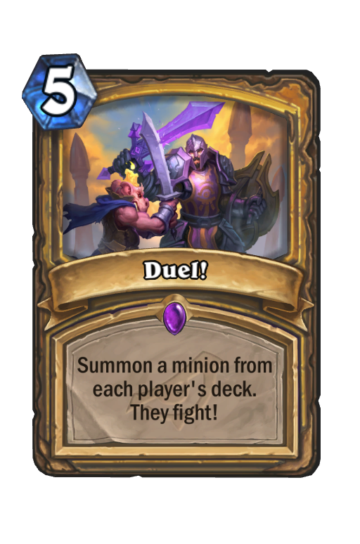Duel! Hearthstone kártya