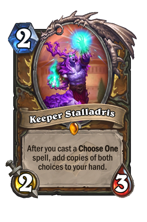 Keeper Stalladris Hearthstone kártya