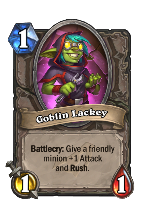 Goblin Lackey Hearthstone kártya