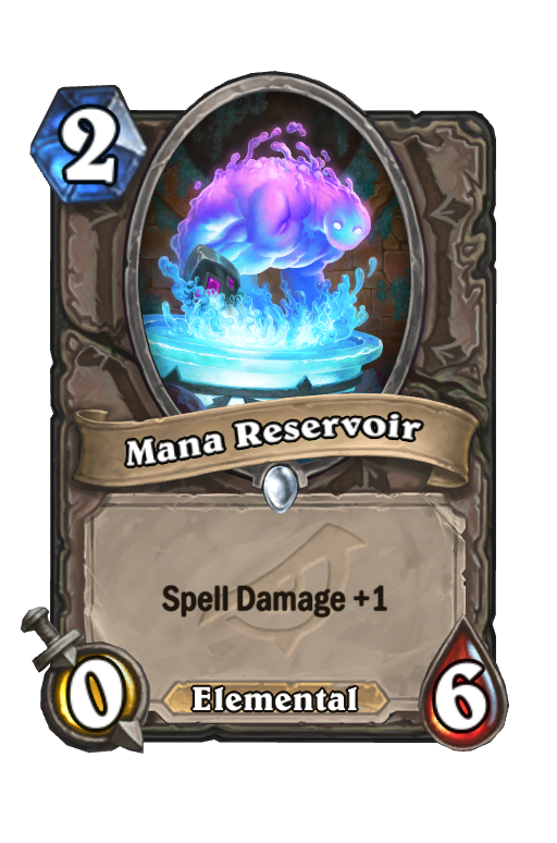 Mana Reservoir Hearthstone kártya