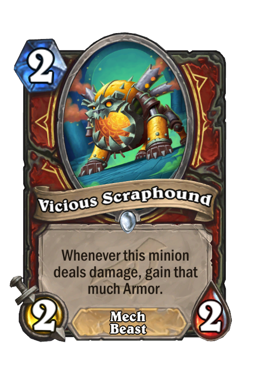Vicious Scraphound Hearthstone kártya
