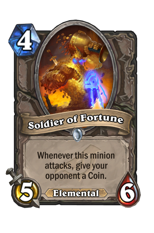 Soldier of Fortune Hearthstone kártya