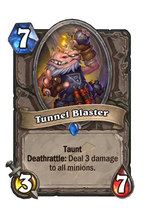 Tunnel Blaster Hearthstone kártya