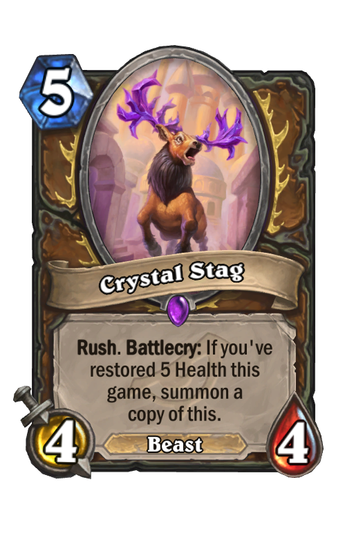 Crystal Stag Hearthstone kártya
