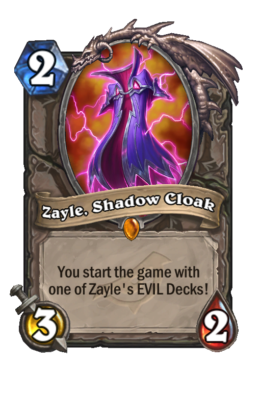 Zayle, Shadow Cloak Hearthstone kártya