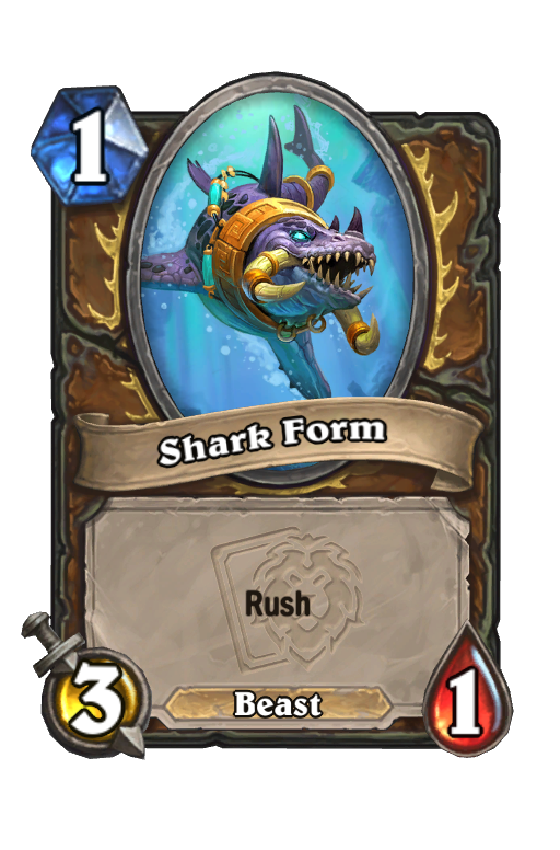 Shark Form Hearthstone kártya