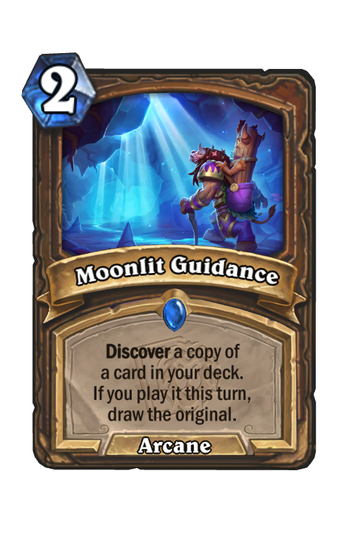 Moonlit Guidance Hearthstone kártya