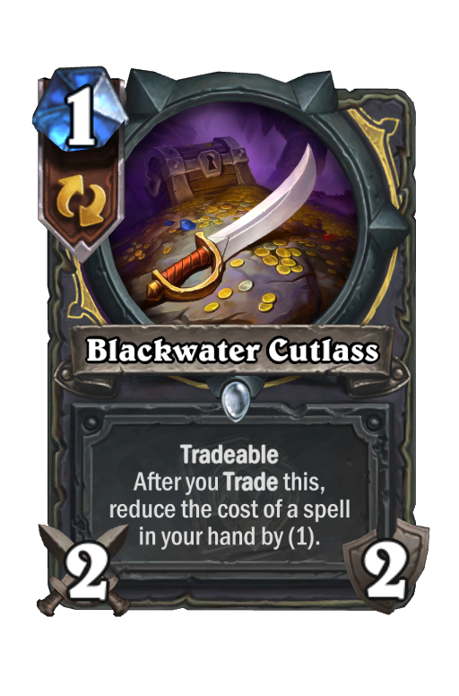 Blackwater Cutlass Hearthstone kártya