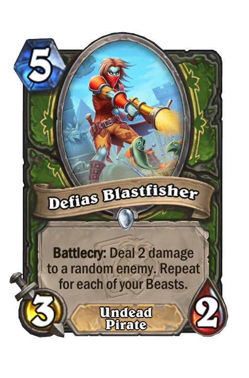 Defias Blastfisher Hearthstone kártya