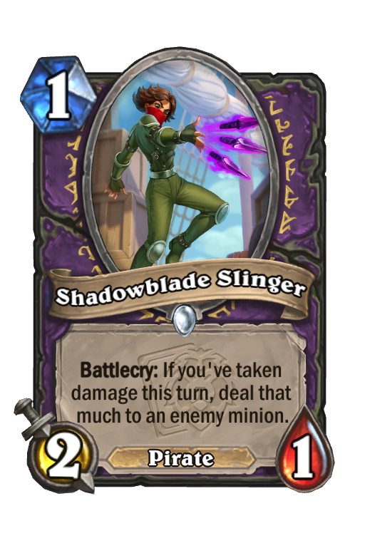 Shadowblade Slinger Hearthstone kártya