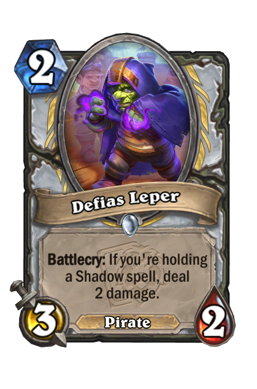 Defias Leper Hearthstone kártya
