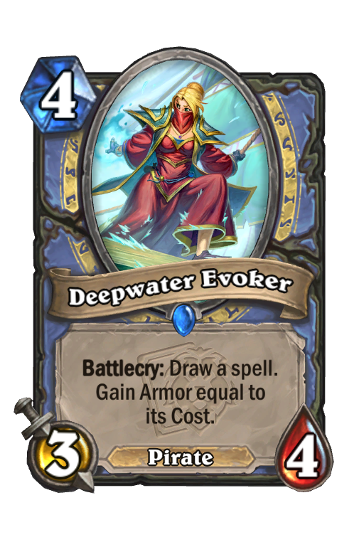 Deepwater Evoker Hearthstone kártya