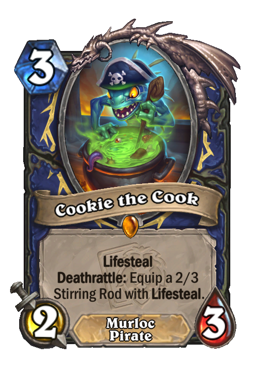 Cookie the Cook Hearthstone kártya