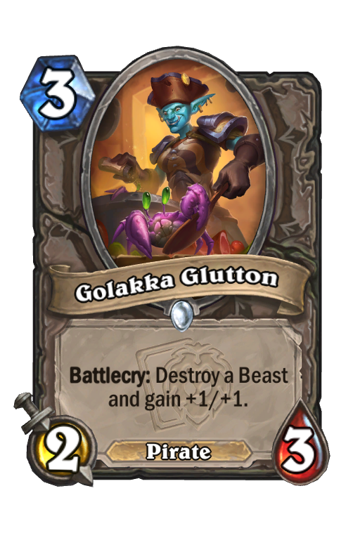 Golakka Glutton Hearthstone kártya