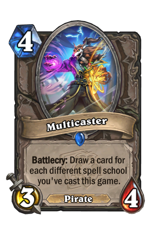 Multicaster Hearthstone kártya