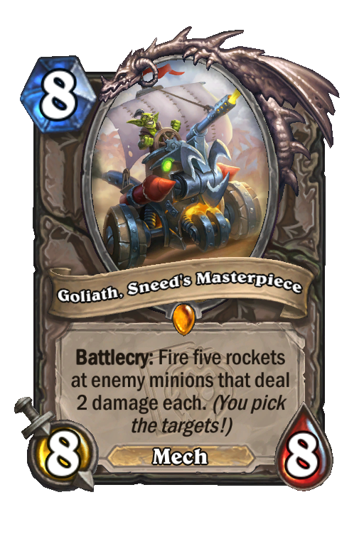 Goliath, Sneed's Masterpiece Hearthstone kártya