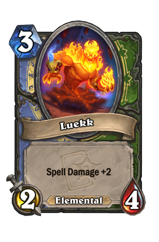 Luekk Hearthstone kártya