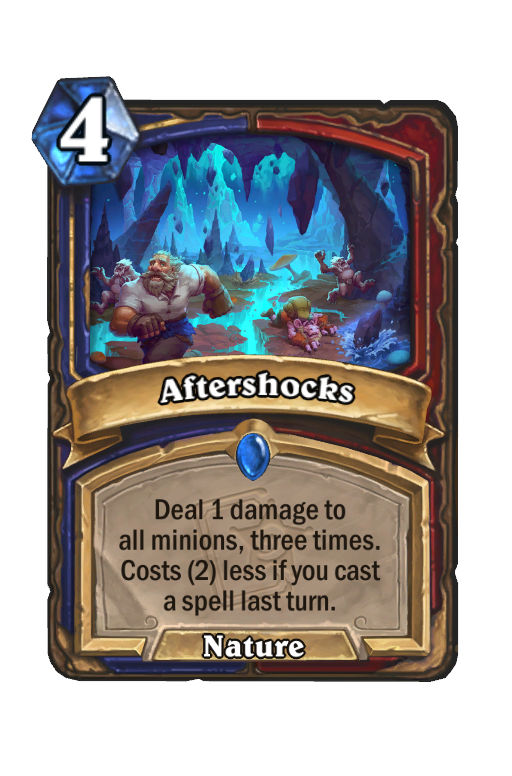 Aftershocks Hearthstone kártya