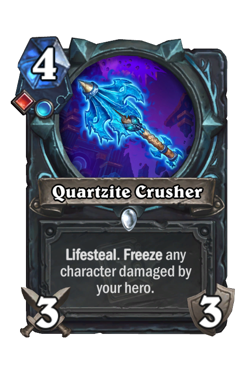 Quartzite Crusher Hearthstone kártya