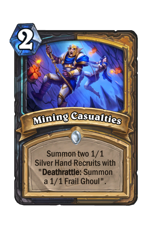 Mining Casualties Hearthstone kártya