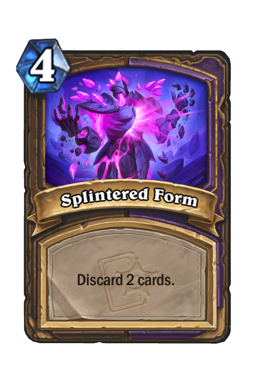 Splintered Form Hearthstone kártya