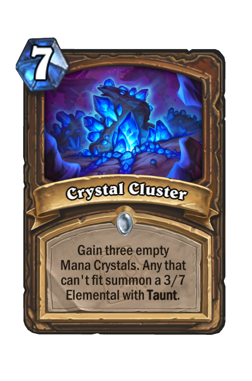 Crystal Cluster Hearthstone kártya