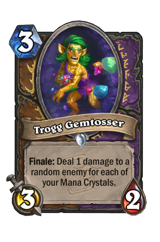 Trogg Gemtosser Hearthstone kártya