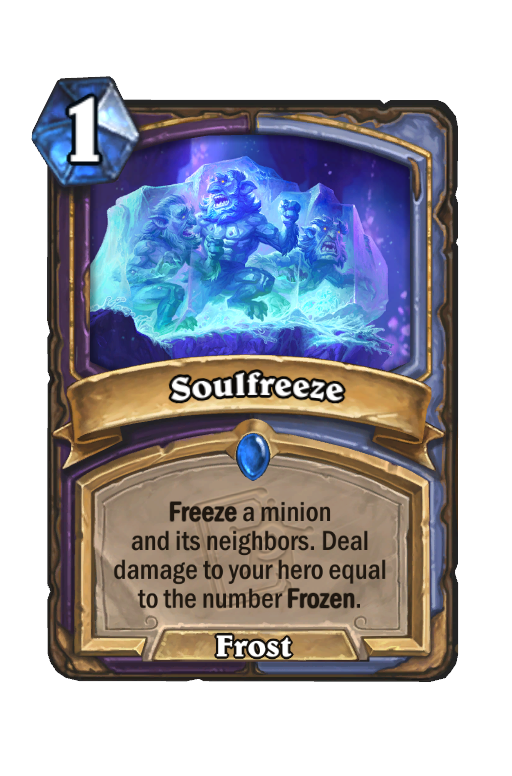 Soulfreeze Hearthstone kártya