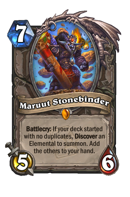 Maruut Stonebinder Hearthstone kártya